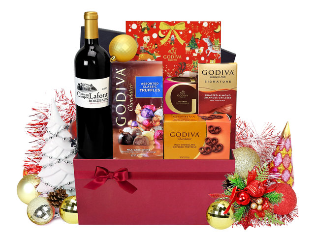 Christmas Gift Hamper - Christmas Godiva Chocolate Gift Hamper M3 - L76604021 Photo