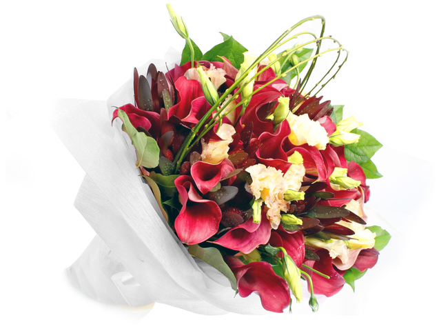 Florist Flower Bouquet - France style Calla Lily florist bouquet gift  RD29 - L88214b Photo