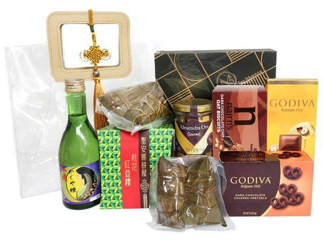 Wine n Food Hamper - Dragon Boat Festival Premium Food Gift Pack DB04 - DBFG0513A4 Photo