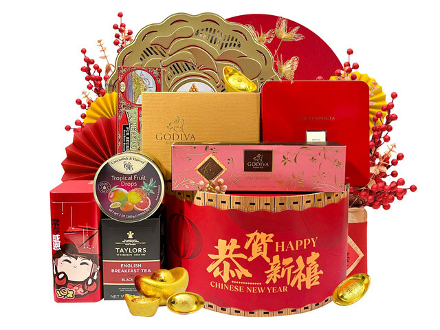 新年果籃Hamper - 農曆新年中國禮物籃 1223B5 - CHC1223B5 Photo