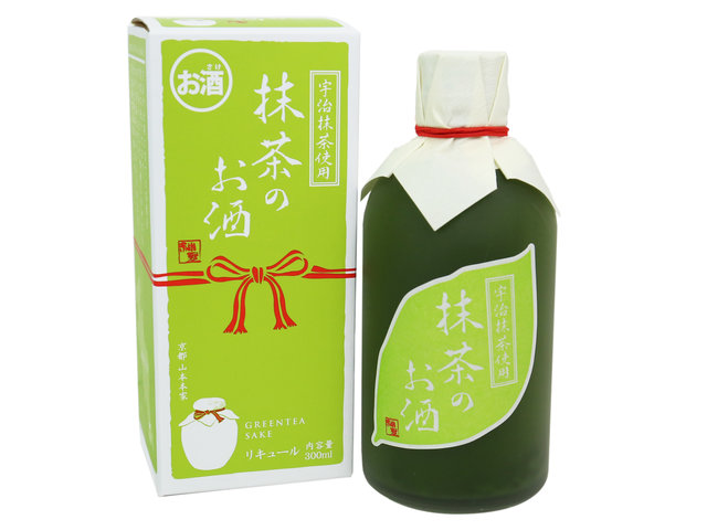 花店附加禮物 - 日本京都 神聖抹茶酒 300ml - OL0721A1 Photo